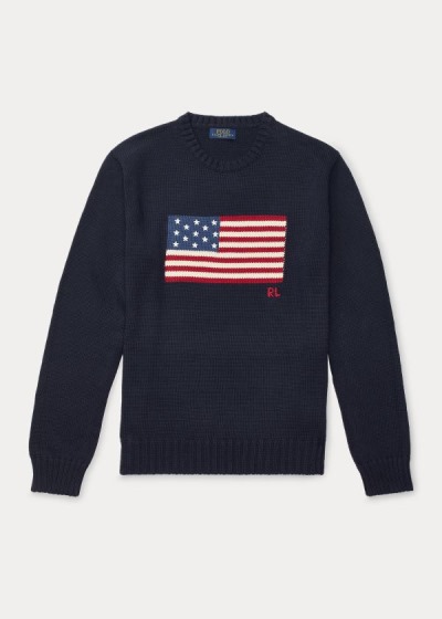 Suéter Polo Ralph Lauren The Iconic Flag Homem 13594-VEXC